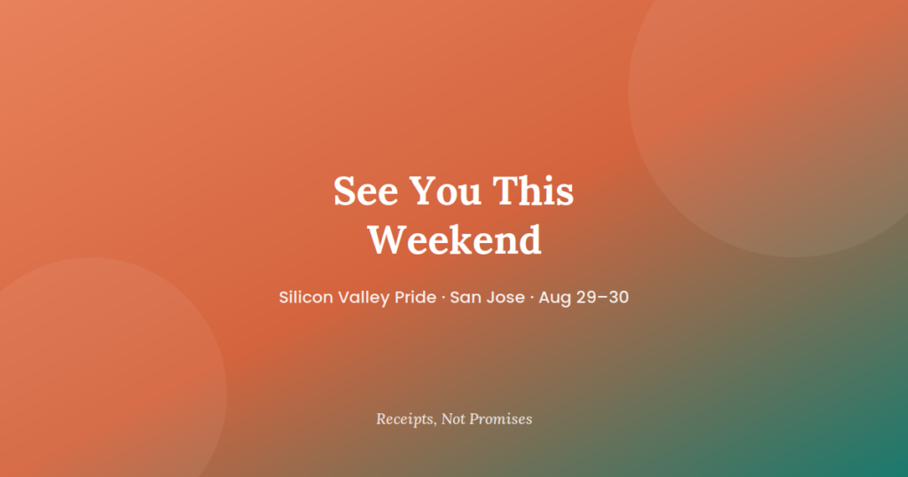Getting Ready for Silicon Valley Pride