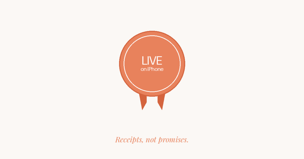 Receipts, Not Promises: Protecht Is Live on iPhone